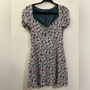 Zara Trafaluc Collection Sunflower‎ Mini Dress - M